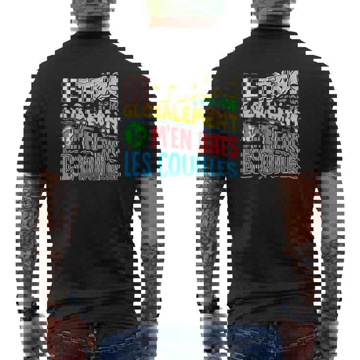 Tee-Shirt Humour Globalement Je M'en Bats Les Couilles, Homme & Femme T-shirt imprimé au dos
