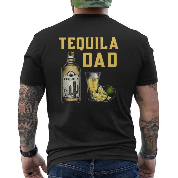 Tequila Dad Mexican Drinker Father's Day Mens Back Print T-shirt