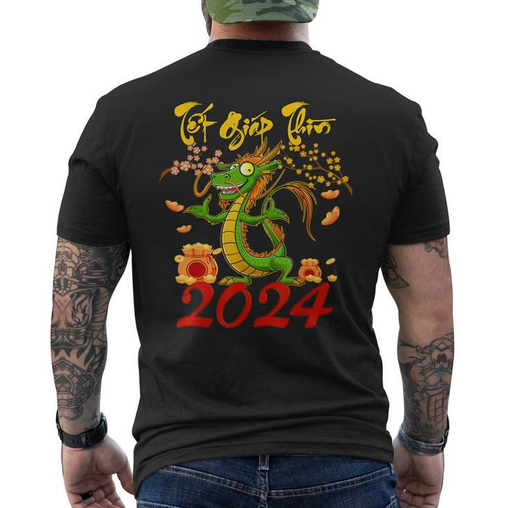 Tet Giap Thin Chuc Mung Nam Moi Vietnamese New Year 2024 Men's T-shirt Back Print