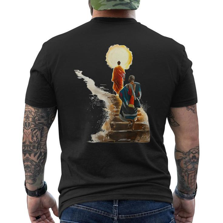 Thich Minh Tue On Back Monks Vietnamese Men's T-shirt Back Print