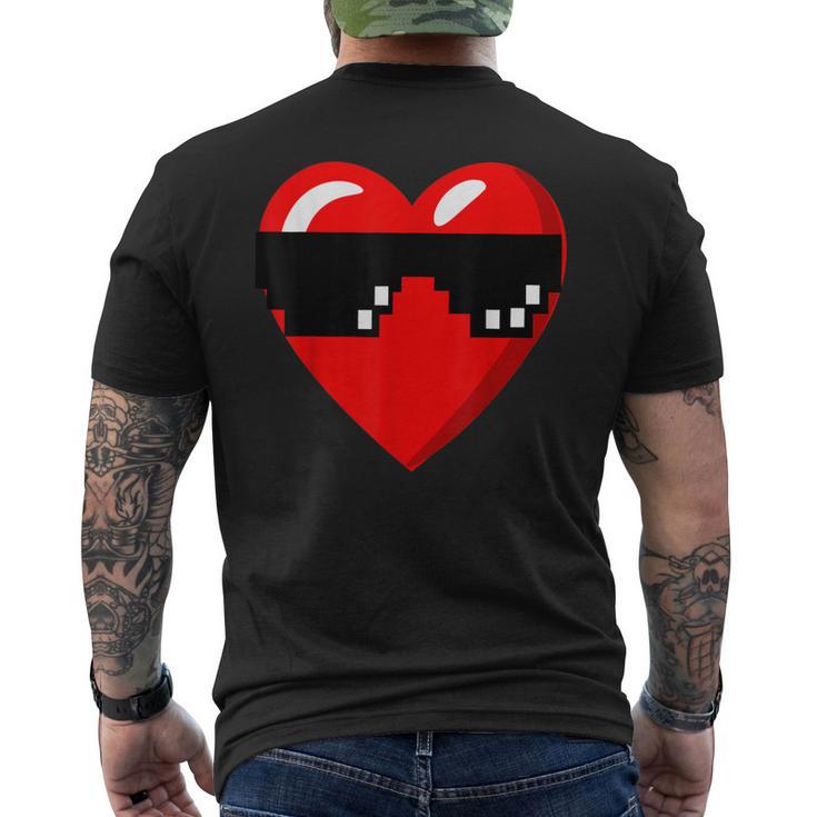 Thug Heart MenWomenYouth Valentines Men's T-shirt Back Print