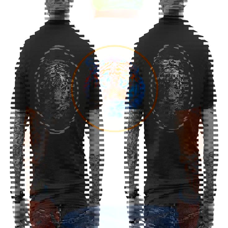 Tigre Mirada Camiseta Hombre Estampado Espalda