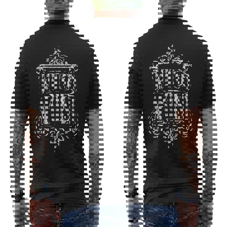 Tinta De Trabajo De Arte Del Artista Del Tatuaje Camiseta Hombre Estampado Espalda