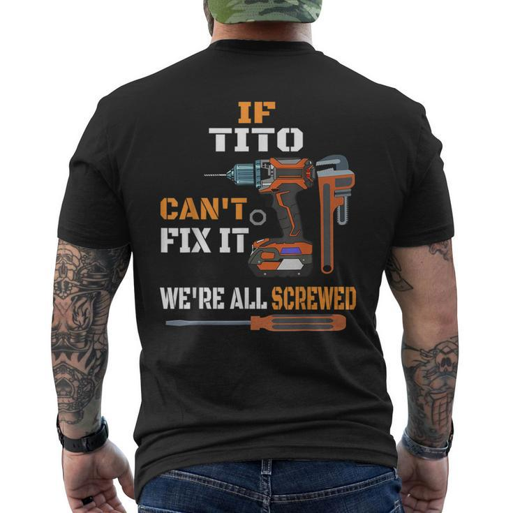 Tito Fix It T Handyman Pinoy Filipino Men's T-shirt Back Print