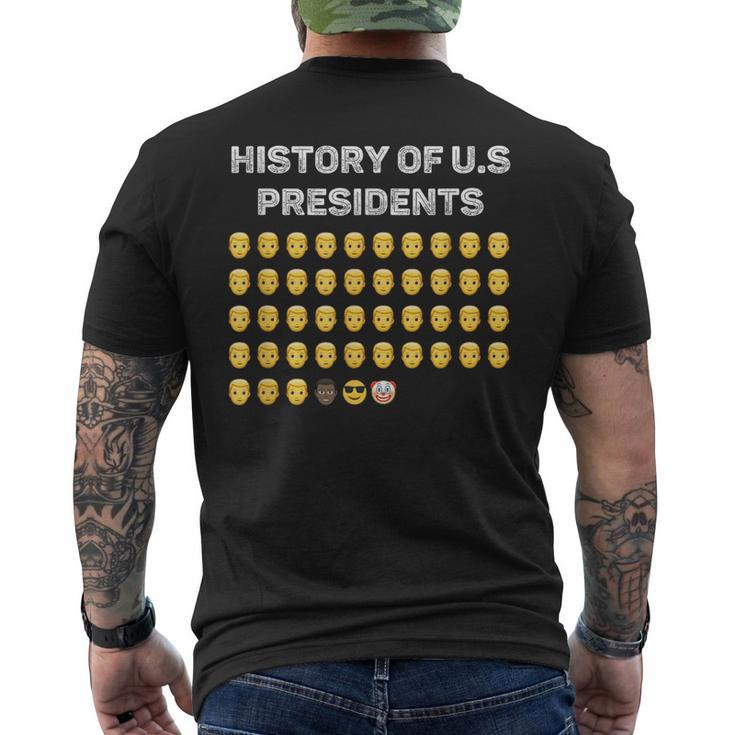 History Of US President 45Th Cool President Men's T-shirt Back Print