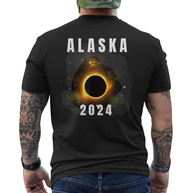 Total Solar Eclipse 2024 Alaska Eclipse 2024 Men's T-shirt Back Print