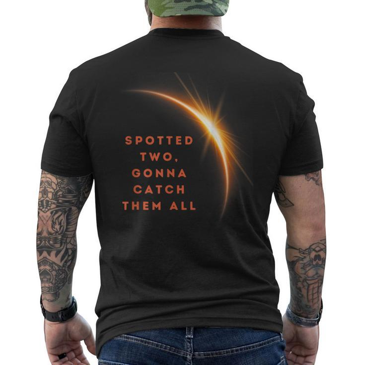 Totality Eclipse Twice In Lifetime Total Solar Eclipse 2024 Men's T-shirt Back Print