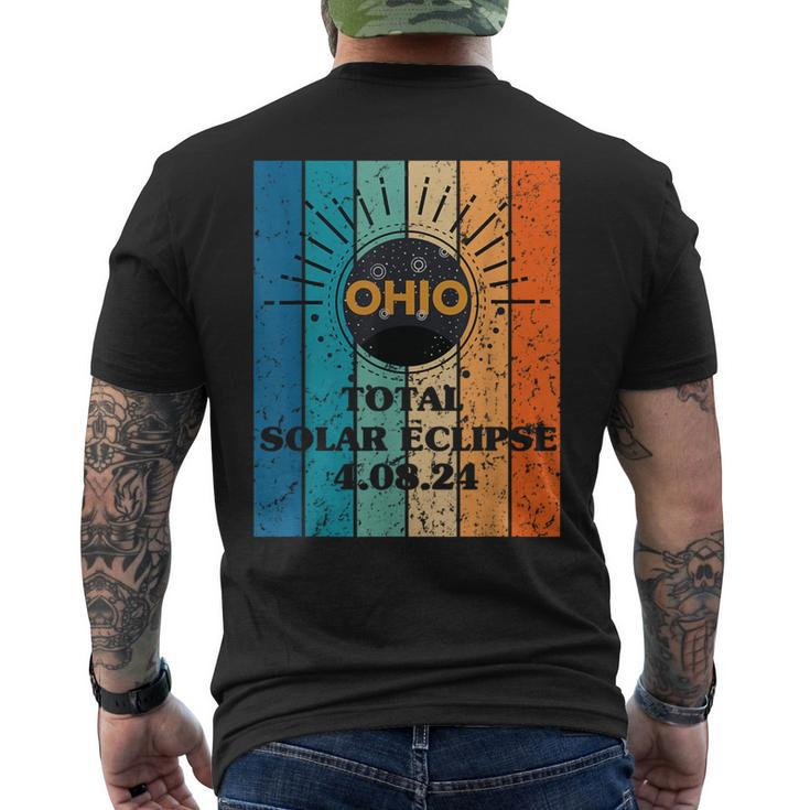 Totality Ohio Solar Eclipse 2024 America Total Eclipse Men's T-shirt Back Print
