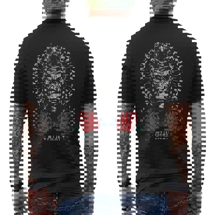 Trabaja Duro Bjj Grappling Gym Jiu Jitsu Camiseta Hombre Estampado Espalda