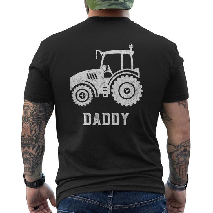 Tractor Daddy Farming Farmer Farm Novelty Mens Back Print T-shirt
