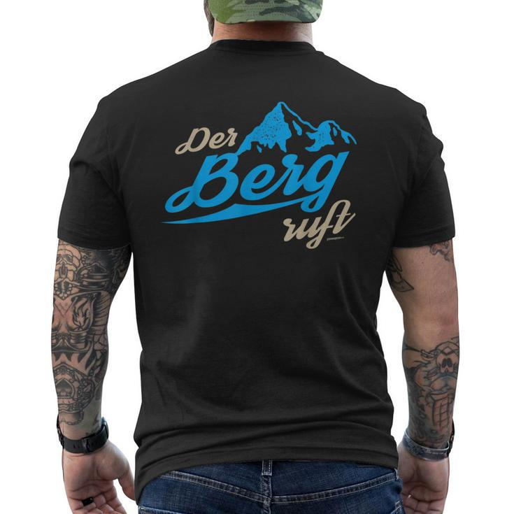 Traditional Der Berg Ruft T-Shirt mit Rückendruck