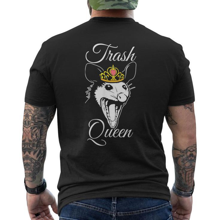 Trash Queen Opossum Possum Street Cat Love Lover Men's T-shirt Back Print