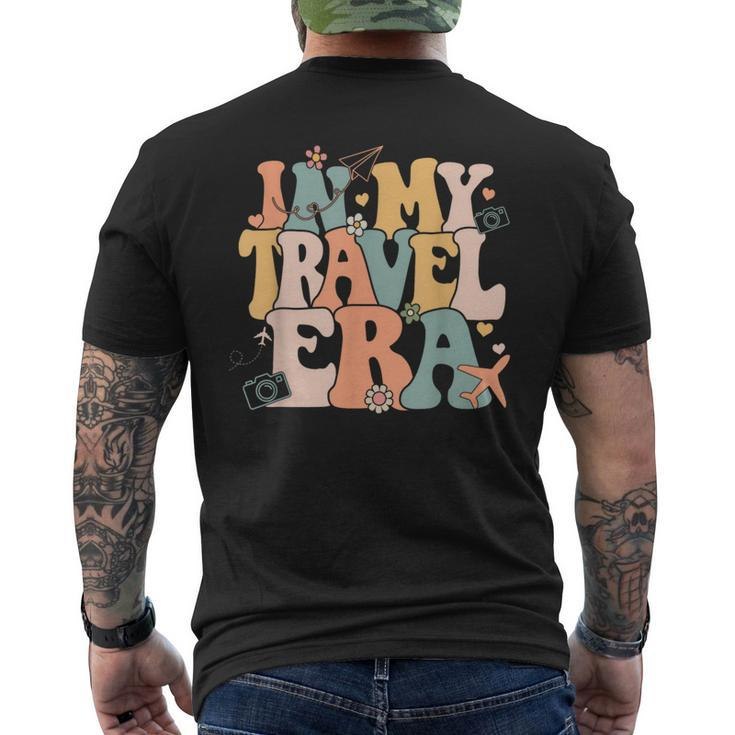 In My Travel Era Airplane Adventure For Family Vacation Trip Men's T-shirt Back Print