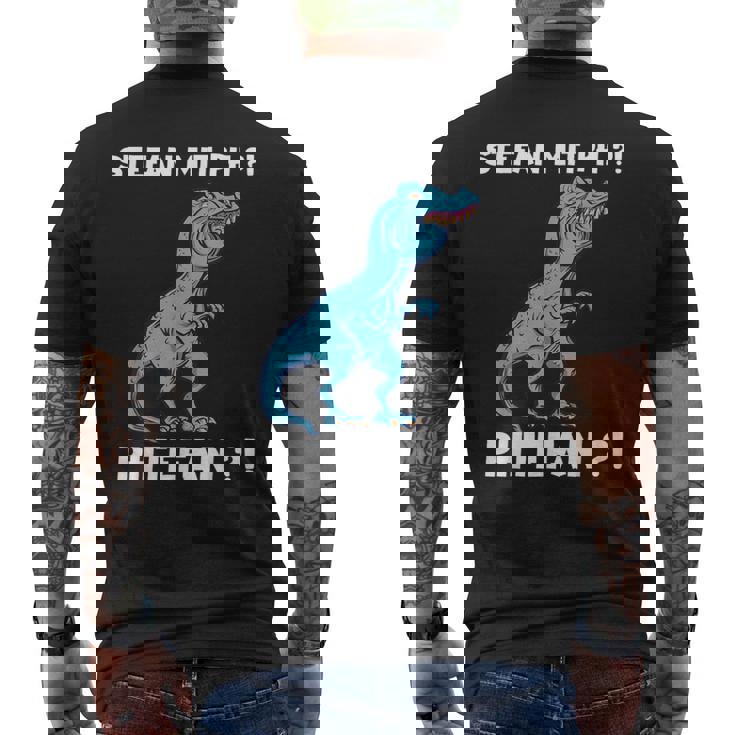 Trex Meme Dinosaur With Overbite Stefan With Ph Stephan S T-Shirt mit Rückendruck