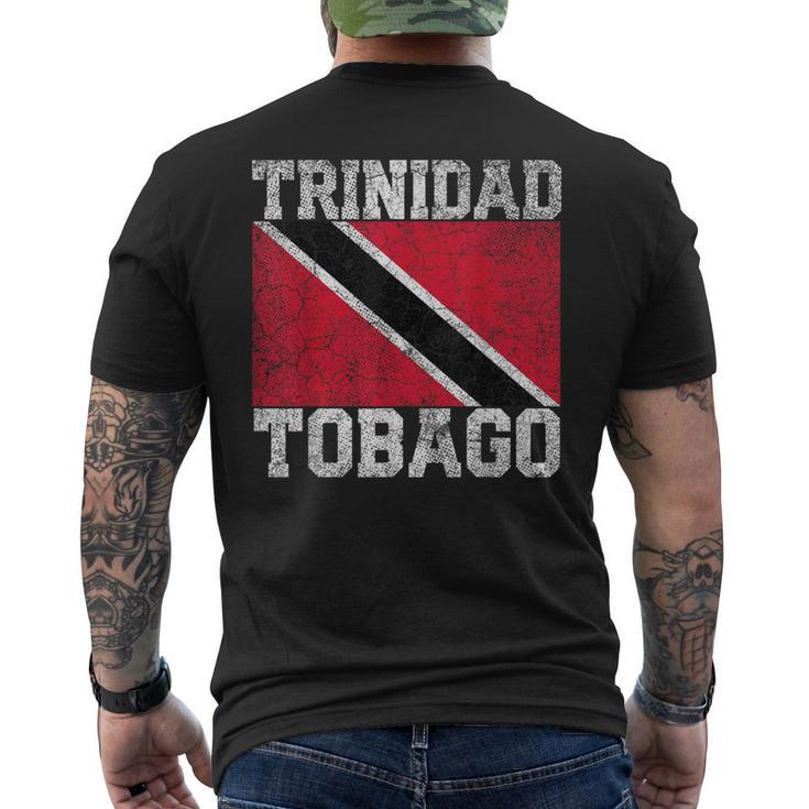 Trinidad And Tobago Flag National Pride Roots Country Family Men's T-shirt Back Print