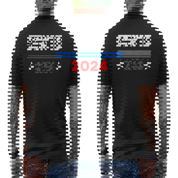 Trump 2024 En Las Elecciones Del Presidente Hebreo Donald Trump 2024 Camiseta Hombre Estampado Espalda