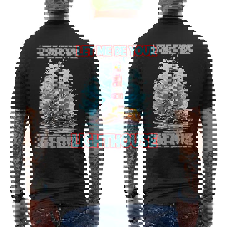 Tu Faro Para Los Amantes Camiseta Hombre Estampado Espalda