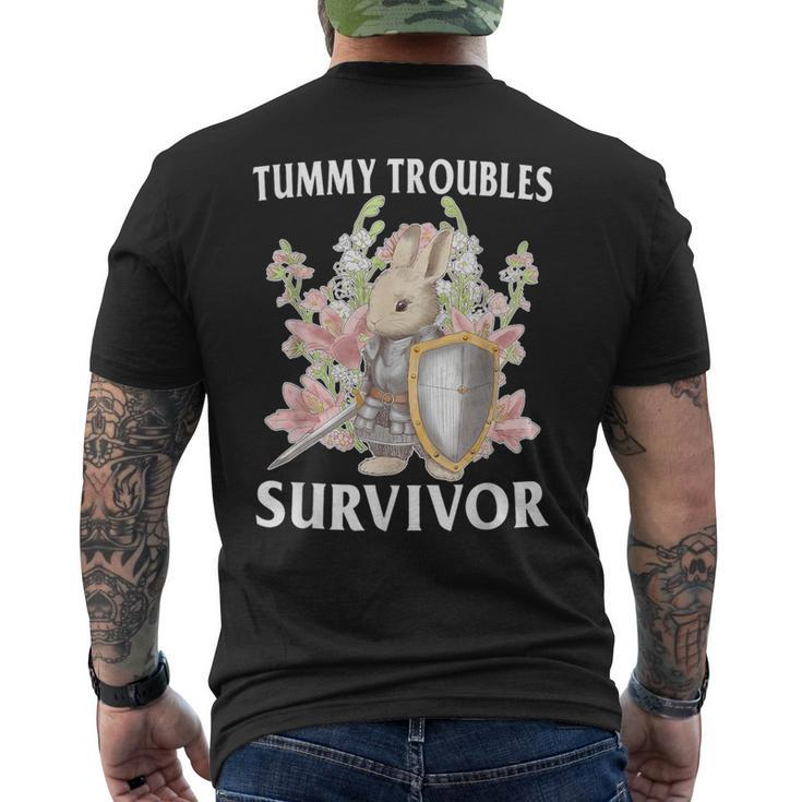 Tummy Troubles Survivor Apparel Men's T-shirt Back Print