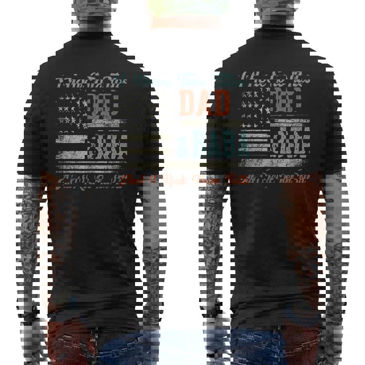 I Have Two Titles Dad & Baba I Rock Them Both Baba Men's T-shirt Back Print