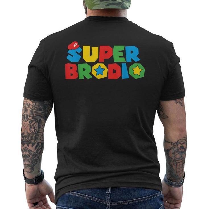 Ultimate Gaming Bro Comedic Brother Family Matching Men's T-shirt Back Print
