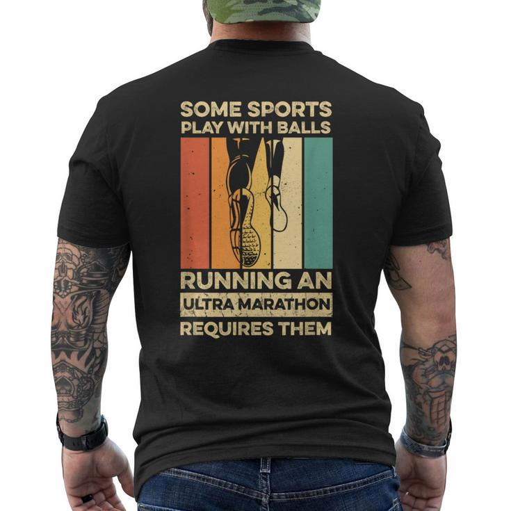 Ultra Marathon Quote For A 50K Runner Men's T-shirt Back Print