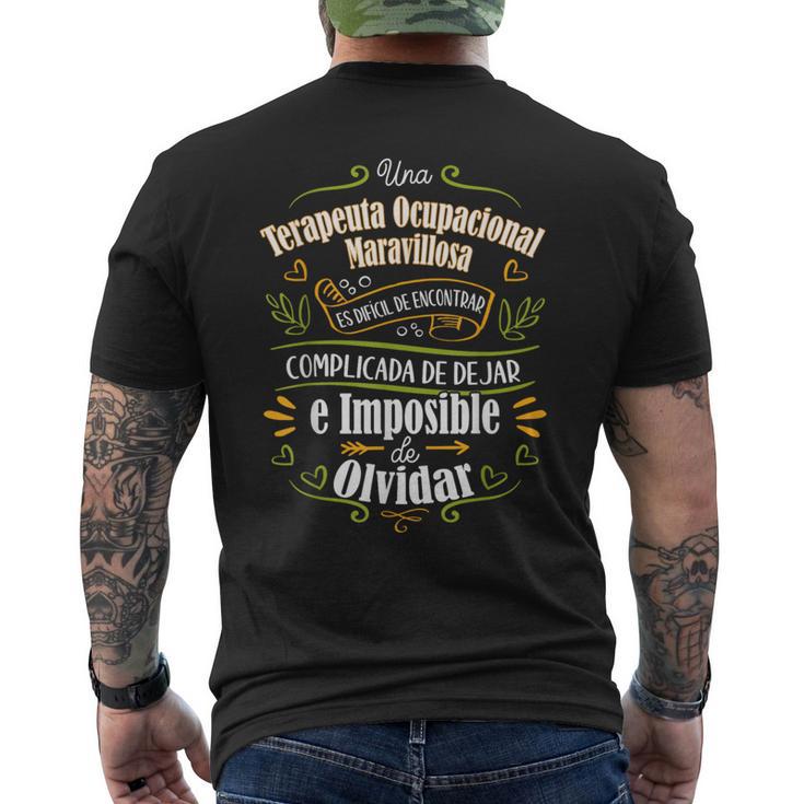 Una Terapeuta Ocupacional Maravillosa Regalo Terapeuta Camiseta Hombre Estampado Espalda