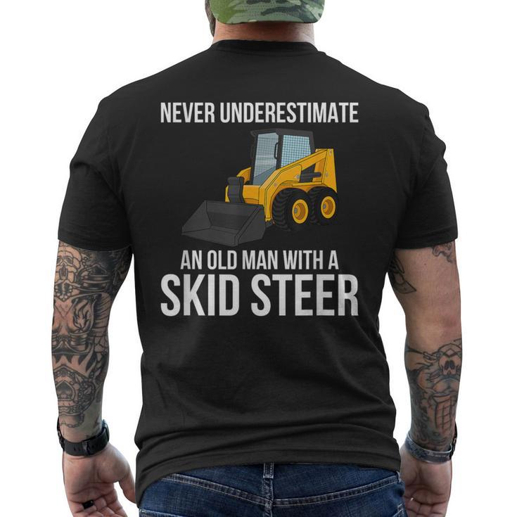 Never Underestimate An Old Man With A Skid Sr Skid Sr Men's T-shirt Back Print