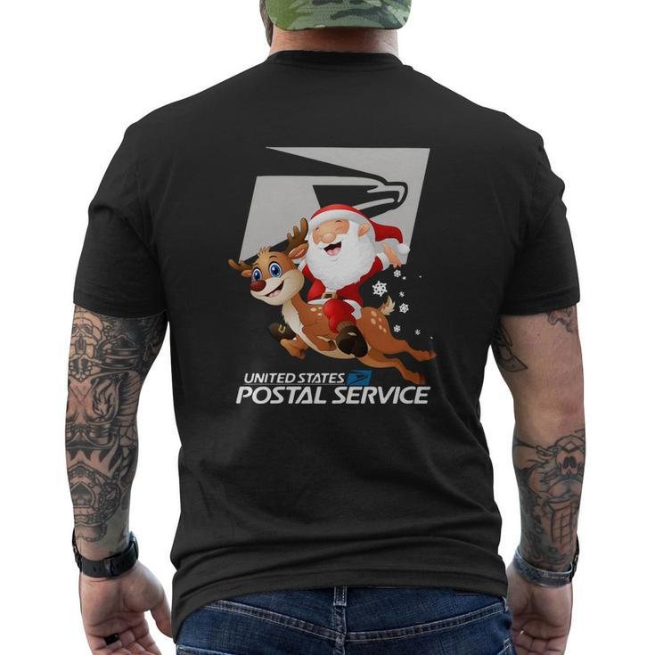 United States Postal Service Mens Back Print T-shirt - Thegiftio
