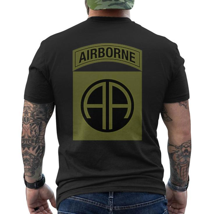 Us Army 82Nd Airborne Division Military Morale Men's T-shirt Back Print