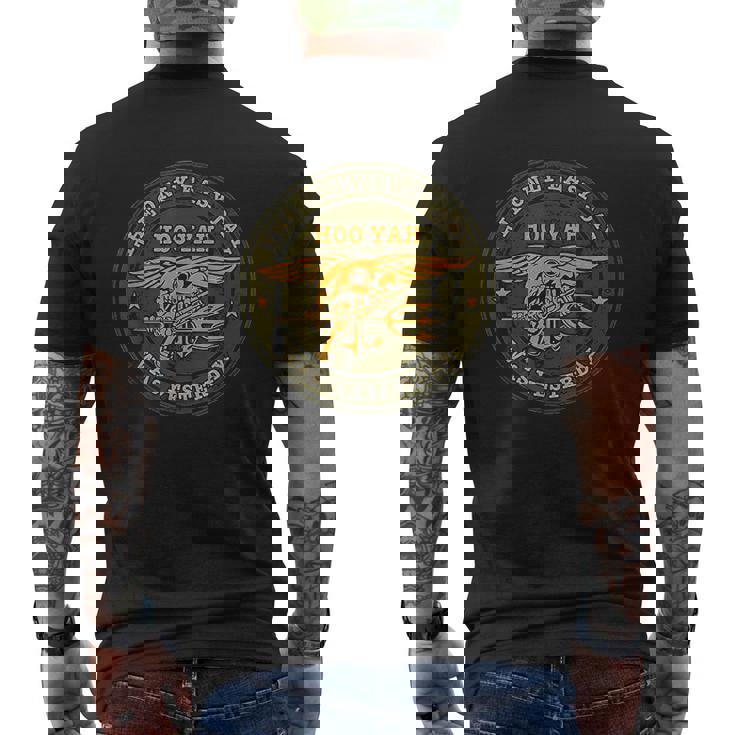 Us Navy Seals Hooyah Original Proud Navy V2 Mens Back Print T-shirt