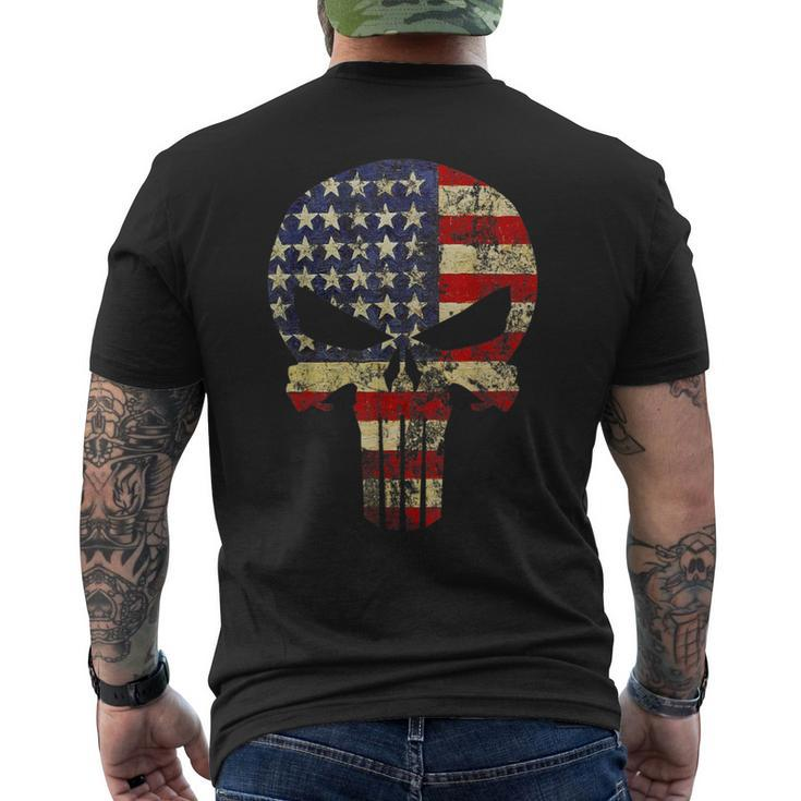 Us Navy Seals Seals Team Merica Flag Men's T-shirt Back Print