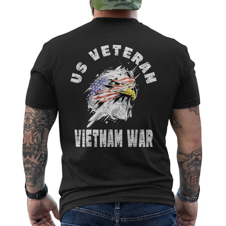 Us Veteran Vietnam War Military War Campaign Men's T-shirt Back Print