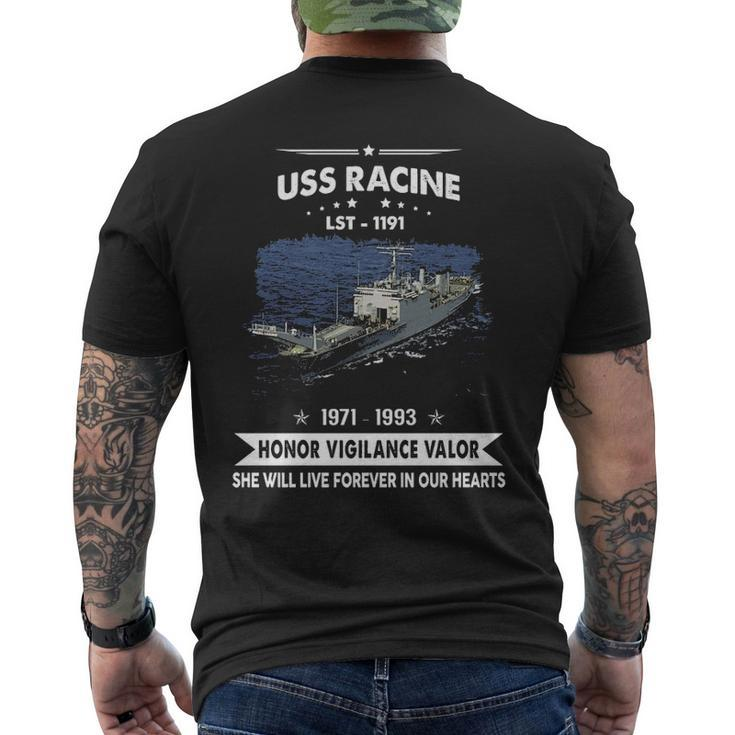 Uss Racine Lst Men's T-shirt Back Print