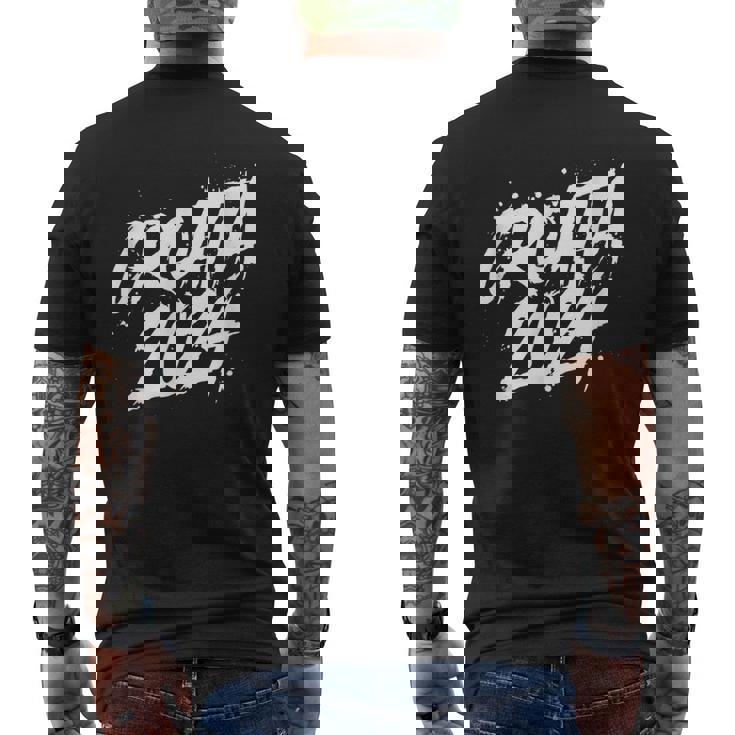 Vacaciones En Equipo En Croacia 2024 Camiseta Hombre Estampado Espalda