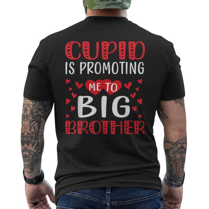 Valentines Day Cupid Is Promoting Me To Big Brother Toddler Men's T-shirt Back Print