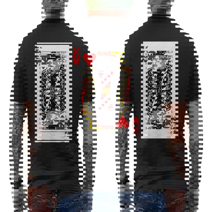 Mens King Of Hearts Playing Card Couples Shirt Valentine's Gift Mens King Of Hearts Playing Card Couples Shirt Valentine's Gift
