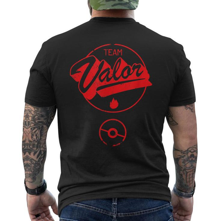 Valor Team Video Game Men's T-shirt Back Print