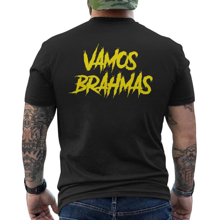 Vamos Brahmas San Antonio Football Tailgate Men's T-shirt Back Print