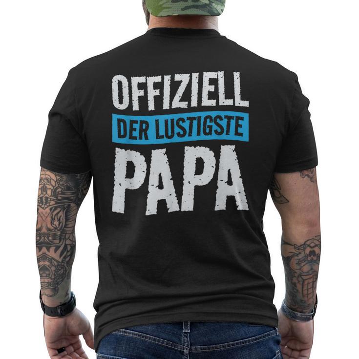 Vater -Atertagsgeschenk Daddyatertag Papiati Papa T-Shirt mit Rückendruck