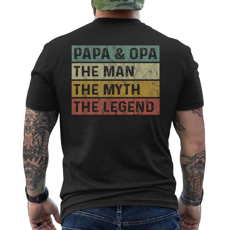 Vatertag Papa Father Day Männer Herren Papi Kinder T-Shirt mit Rückendruck