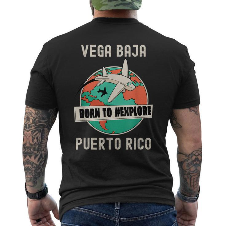 Vega Baja Puerto Rico Born To Explore Travel Lover Men's T-shirt Back Print