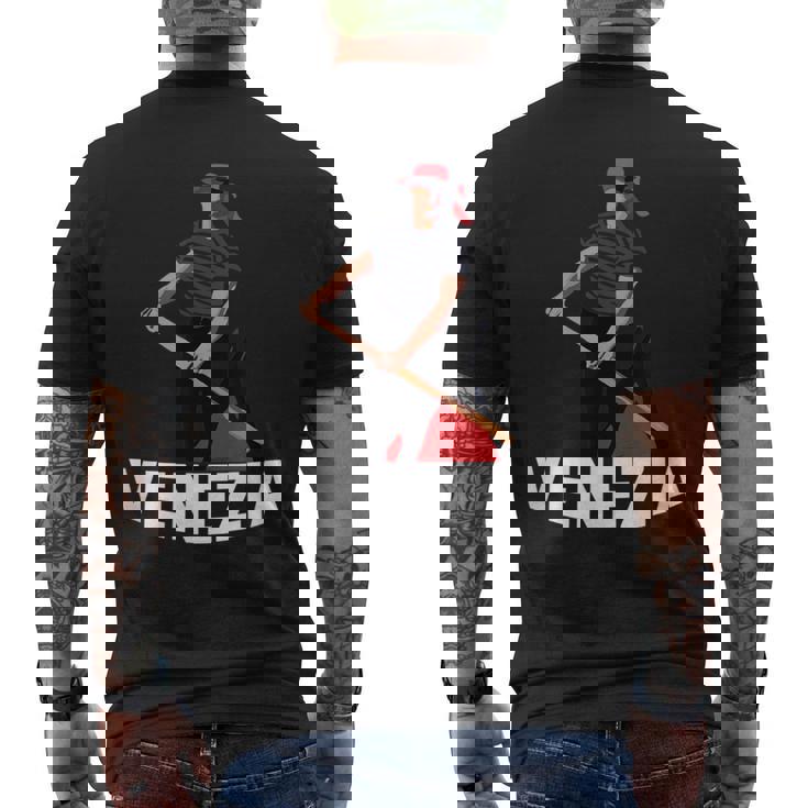 Venezia Enecia Souvenirs Italia Góndola Camiseta Hombre Estampado Espalda