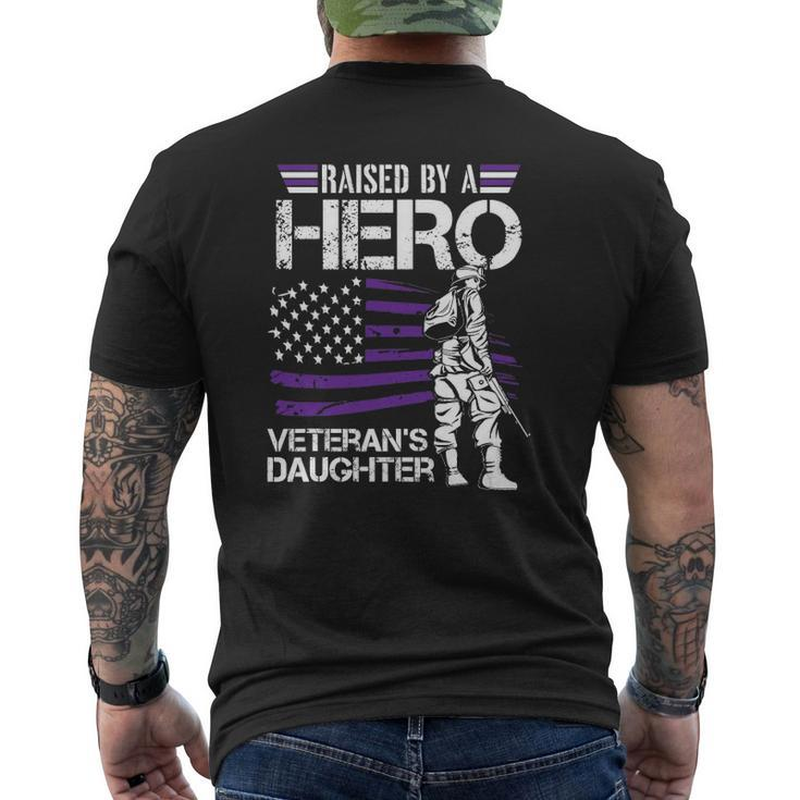Veteran Daughter Month Of The Military Child Army Kids Mens Back Print T-shirt