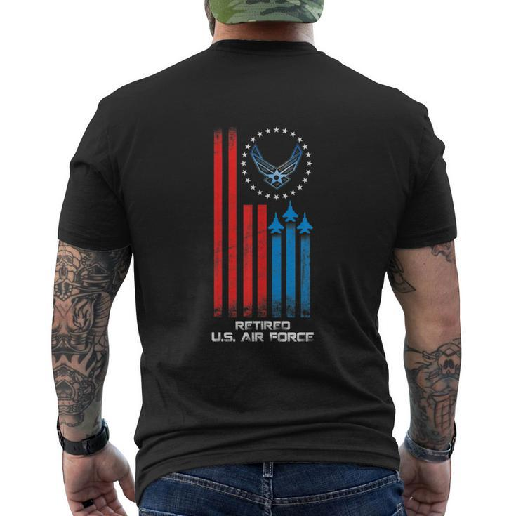 Veteran Of The United States Air Force Retired Usaf Veteran Men's T-shirt Back Print