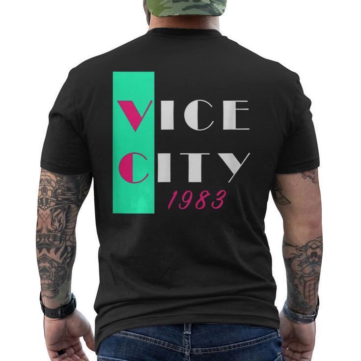 Vice City 1983 Men's T-shirt Back Print