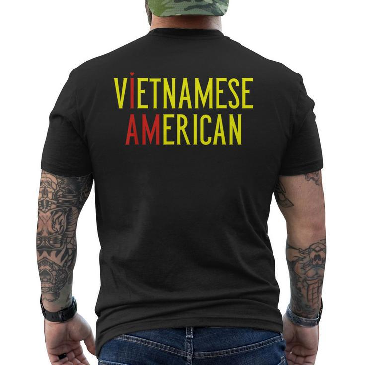 I Am Vietnamese American Vietnam And America Pride Men's T-shirt Back Print