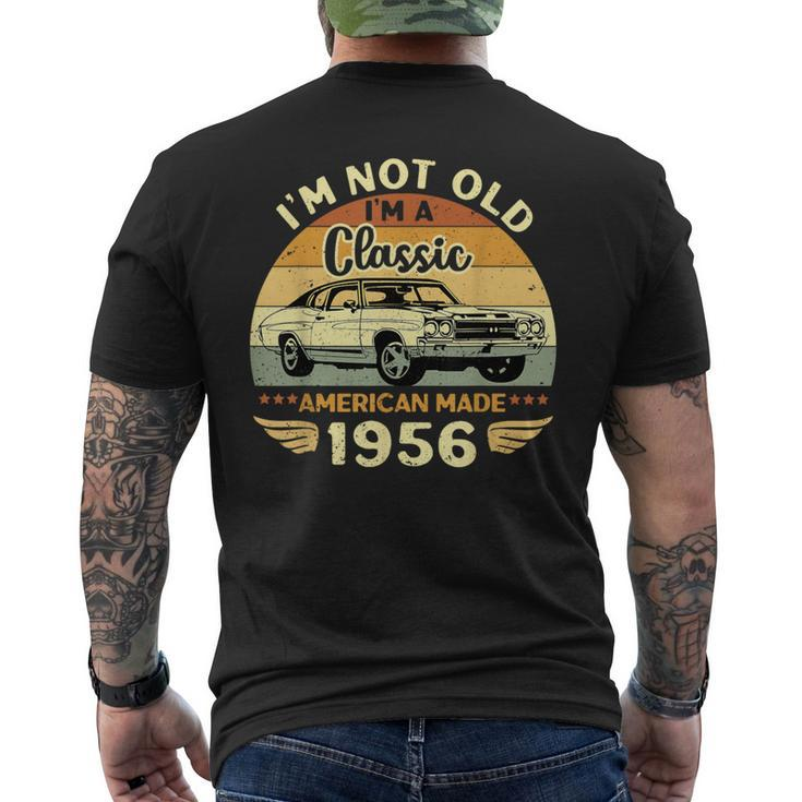 Vintage 1956 Car Birthday Im Not Old Im A Classic 1956 Men's T-shirt Back Print