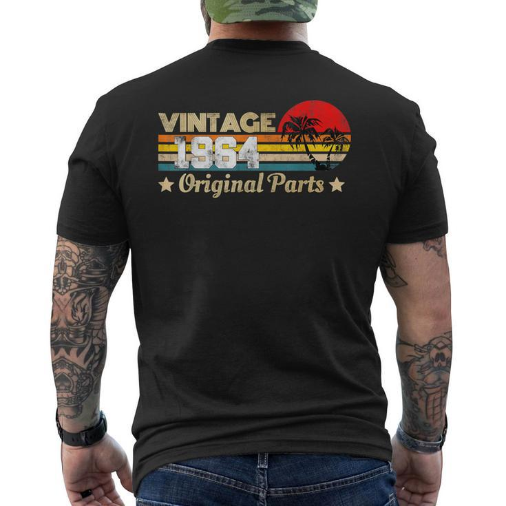 Vintage 1964 Limited Edition Original Parts 60Th Birthday Men's T-shirt Back Print
