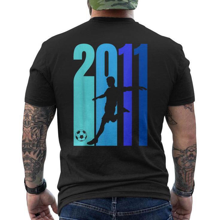 Vintage 2011 Football T-Shirt mit Rückendruck