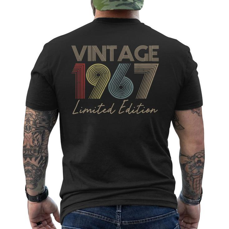 Vintage 55 Year Old 1967 55Th Birthday Men's T-shirt Back Print